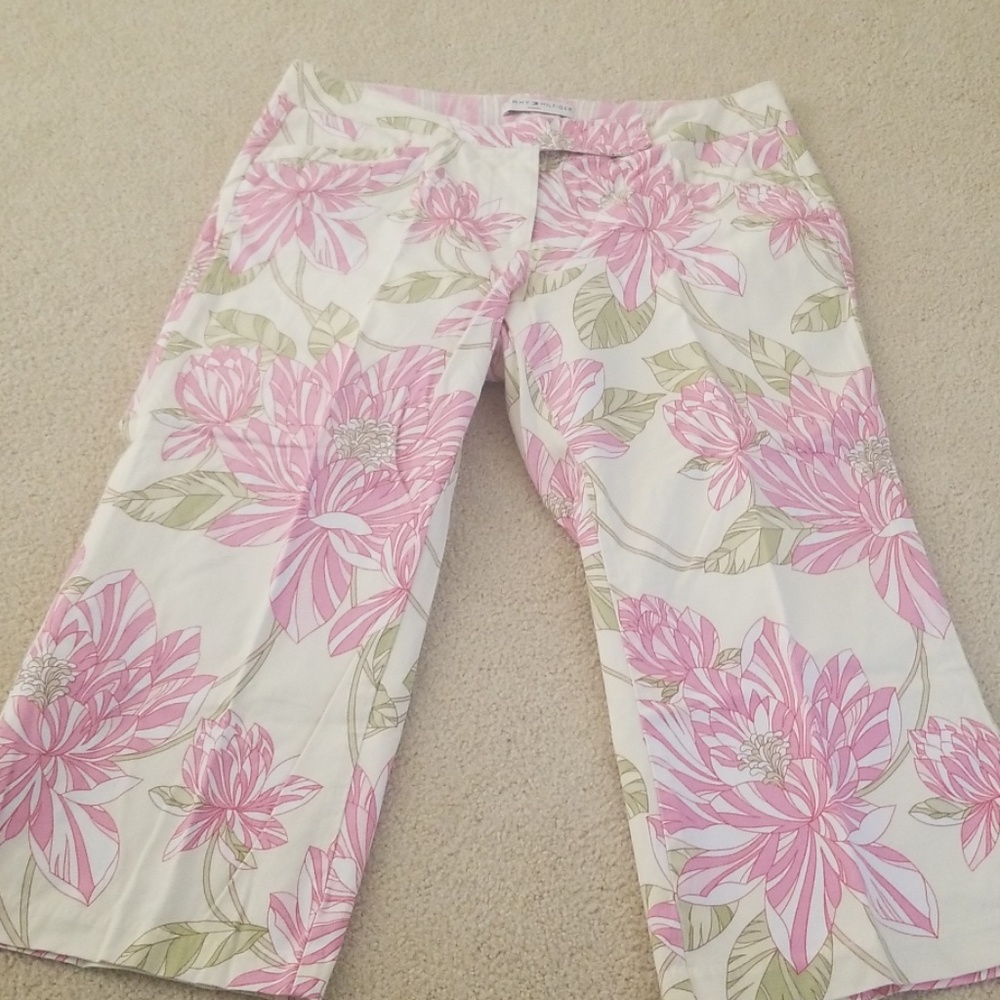 Tommy Hilfiger floral crop pants